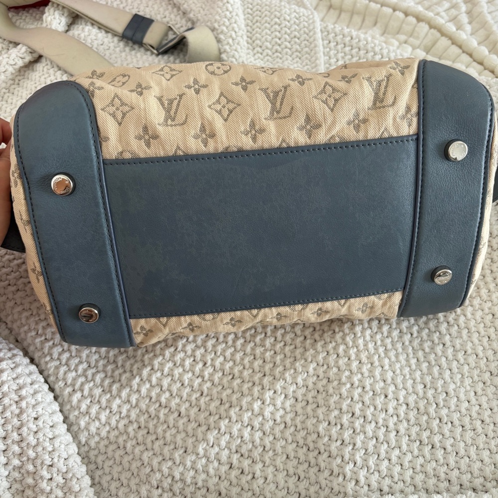 Louis Vuitton denim speedy squat MM - Picture 5 of 11